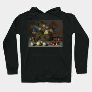 Basket of Fruits - Balthasar van der Ast Painting Hoodie